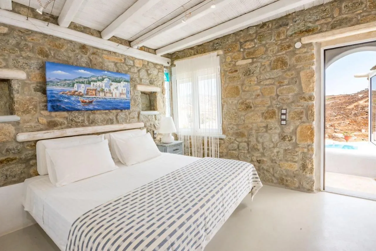Charming Villa In Platis Gialos With Private Pool Paradise Beach